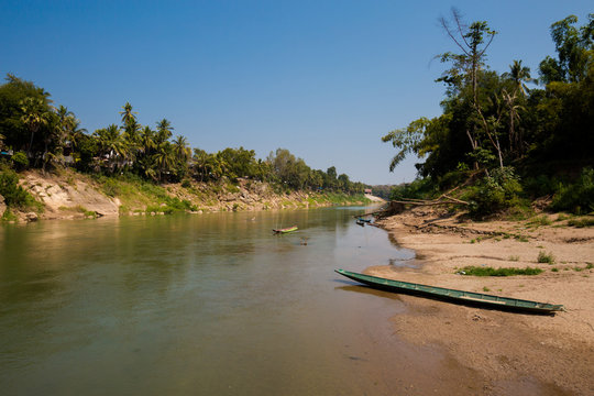 Nam Khan river Luang Prabang
