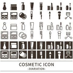 化粧品　アイコン　セット