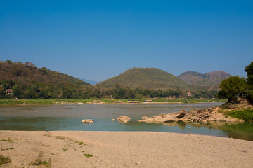 Mekhong river in Luang Prabang