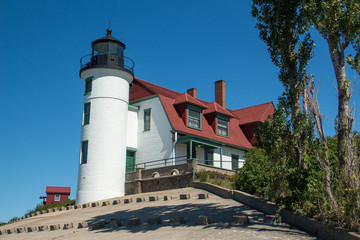Fototapeta na wymiar Point Betsie Lighthouse