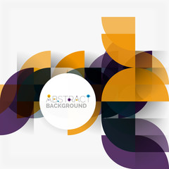 Obraz premium Modern geometrical abstract background circles
