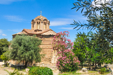 Orthodox church in Athens, Greece