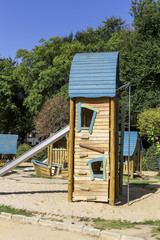 Playground for children in a park