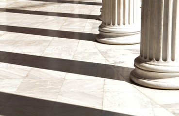 Columns in Athens, Greece