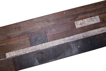 timber wood panel plank isolated on white background