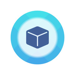 Paper Flat Cirlce Button