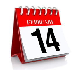 February 14. Calendar