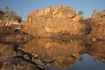 Fototapeta na wymiar Edith Falls im Nitmiluk NP in Australien