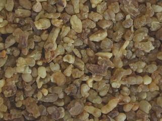Frankincense resins offered at a souk in Dhofar (Oman)