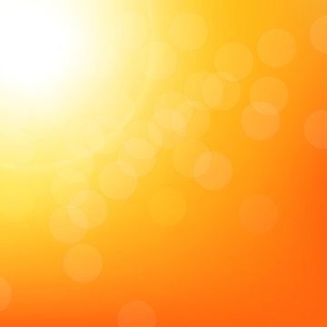 Sunbeam Background With Bokeh