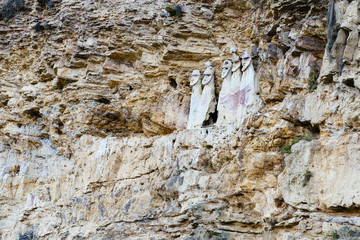 Sarcophagus of Karajía in north Peru near Chachapoyas/ Department Amazonas/ Peru/ south america