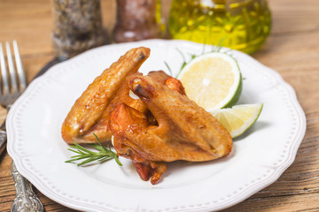 Grilled chicken wings