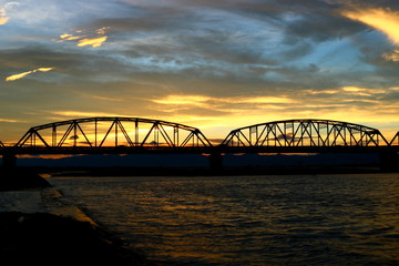 Fototapeta premium Yoshinogawa Bridge