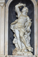 Obraz premium Saint Sebastian statue in Mafra, Portugal
