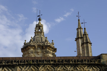 Iglesia de Hondarribia, Guipuzcoa, España