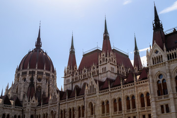Fototapeta na wymiar hungarian parliament architecture