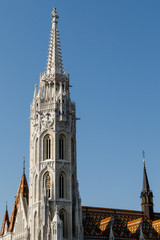 Fototapeta na wymiar matthias church architecture detail