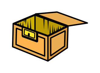 Wood Box Vector