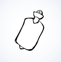 Warmer enema. Vector drawing