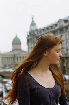 Portrait of a young woman