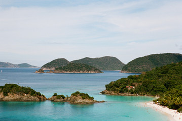 Fototapeta premium US Virgin Islands Trunk Bay Overlook