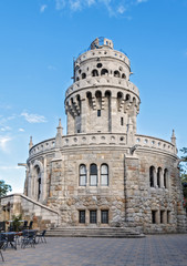 Obraz premium Elisabeth Lookout tower at Budapest mountains