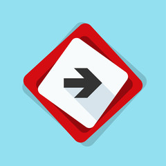 Right Arrow Sign illustration