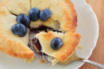 Blueberry tart