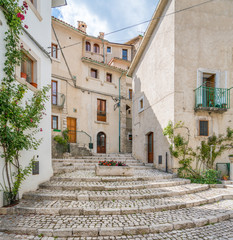 Civitella Alfedena, village in the province of L'Aquila, in the Abruzzo National Park, Italy.