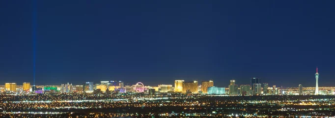 Abwaschbare Fototapete Las Vegas Skyline von Las Vegas