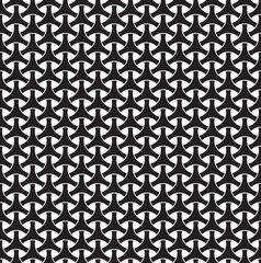 Seamless circle weave geometric pattern