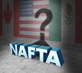 NAFTA Concept - obrazy, fototapety, plakaty