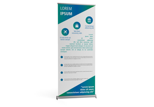 Roll-Up Standing Banner Mockup 1