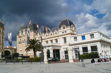 Biarritz, palais, expo - obrazy, fototapety, plakaty