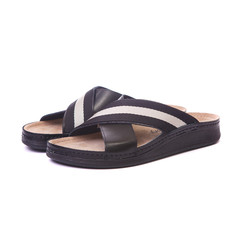 Orthopedic male shoes white isolated background