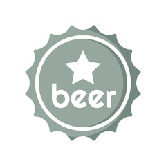 Icon illustration for beer bottle cap