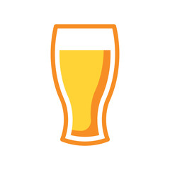 Beer glass icon