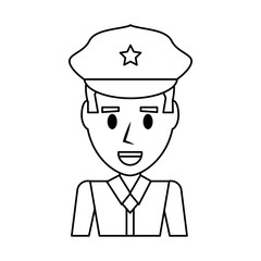 Police officer cartoon