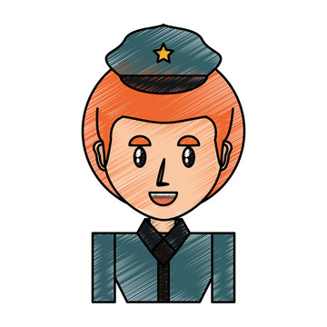 Police officer cartoon