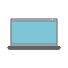 laptop computer icon image vector illustration design 