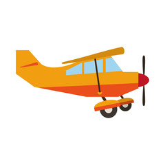 propeller airplane icon image vector illustration design  © Jemastock