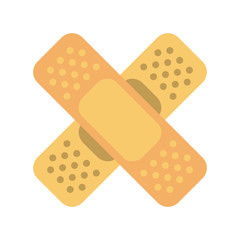 adhesive bandages healthcare icon image vector illustration design 