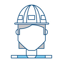 Worker profile cartoon