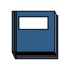 closed book icon image vector illustration design 