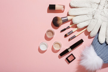 Winter makeup products