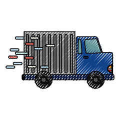 Delivery cargo truck