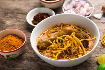 Khao Soi Recipe, Curried Noodle Soup with Chicken