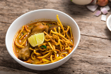 Khao Soi Recipe, Curried Noodle Soup with Chicken