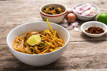 Khao Soi Recipe, Curried Noodle Soup with Chicken