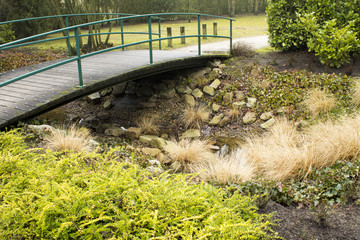 Obraz premium Small bridge in the park